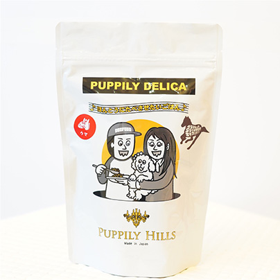 PUPPILY DELICA PREMIUM ドライフード 400g 馬肉／ワニ肉